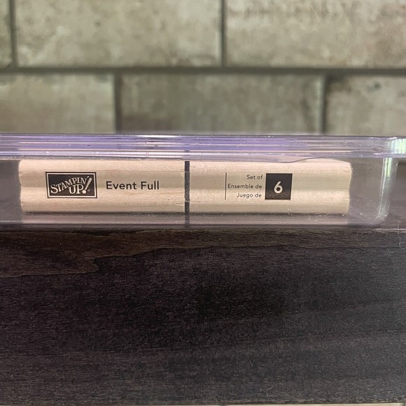 2007  Stampin' Up "Event Full" stamp set; rubber stamps; scrapbooking - Picture 5 of 6